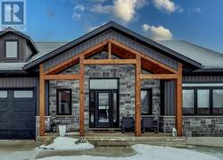 Timber framed front porch - 