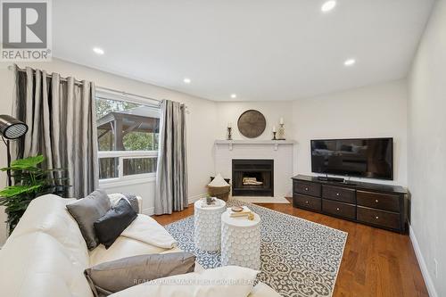 724 Barnes Crescent, Oshawa, ON - Indoor Photo Showing Living Room With Fireplace