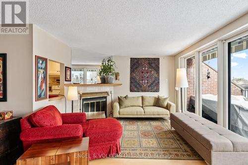 103 - 555 Wilbrod Street, Ottawa, ON - Indoor Photo Showing Living Room With Fireplace