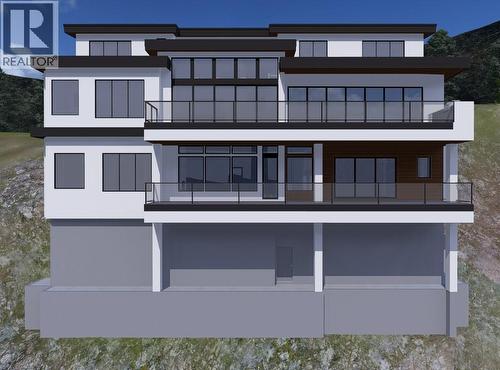Rendering of home designed for lot. Plans can be included. - 901 Westside Road S Unit# 13, West Kelowna, BC 