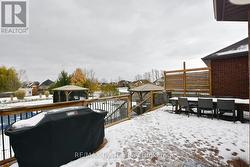 Large Deck From French Doors - 