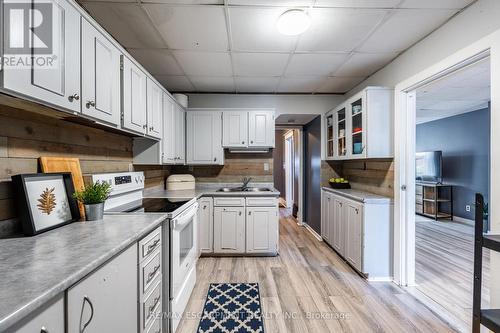52 Connaught Avenue N, Hamilton, ON - Indoor Photo Showing Kitchen With Double Sink