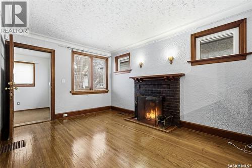 1320 Athol Street, Regina, SK - Indoor With Fireplace