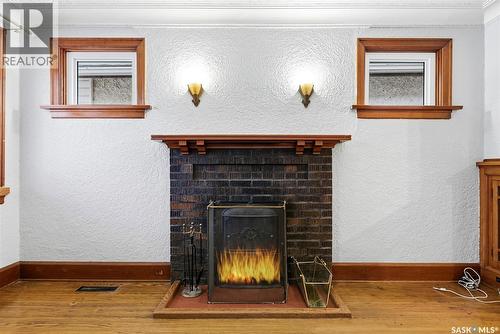 1320 Athol Street, Regina, SK - Indoor With Fireplace