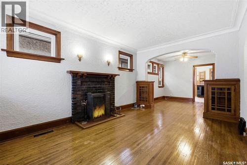 1320 Athol Street, Regina, SK - Indoor With Fireplace