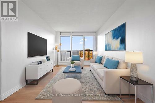 Virtually Staged - 1201 - 900 Dynes Road, Ottawa, ON - Indoor Photo Showing Living Room