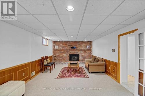 35 Trenholme Crescent, Hamilton, ON - Indoor With Fireplace