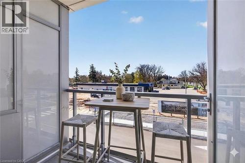 Virtually Presented - 500 Plains Road E Unit# 207, Burlington, ON - Outdoor With Balcony