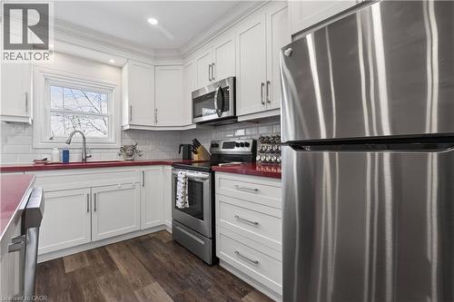 157 Cameron Avenue N, Hamilton, ON - Indoor Photo Showing Kitchen With Stainless Steel Kitchen