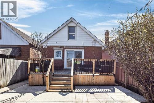 157 Cameron Avenue N, Hamilton, ON - Outdoor With Deck Patio Veranda