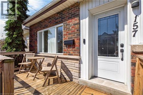 157 Cameron Avenue N, Hamilton, ON - Outdoor With Deck Patio Veranda With Exterior