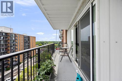 8591 Riverside Dr. E. Unit# 802, Windsor, ON - Outdoor With Balcony With Exterior