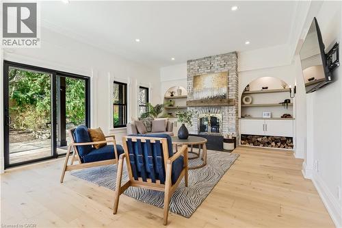 24 Park Avenue, Cambridge, ON - Indoor With Fireplace