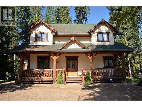 Nice entry drive with full RV hookup for visitors! - 19-3453 Cessna Road, Enderby, BC - Outdoor With Deck Patio Veranda With Facade