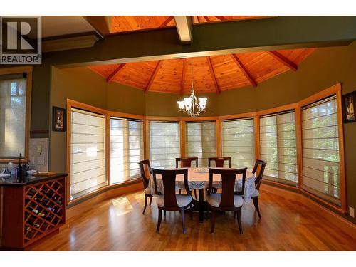 is perfect for dining or playing games. - 19-3453 Cessna Road, Enderby, BC - Indoor Photo Showing Dining Room