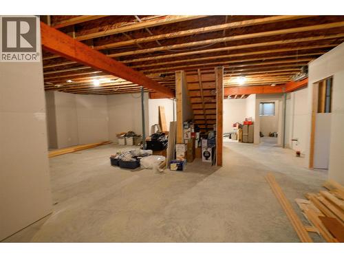Casing and baseboards for basement included - 19-3453 Cessna Road, Enderby, BC - Indoor Photo Showing Basement