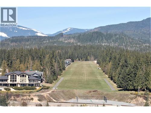 Private grass airstrip for resort property owners. - 19-3453 Cessna Road, Enderby, BC - Outdoor With View