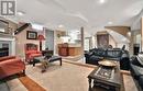2999 Valcourt Crescent, Mississauga, ON  - Indoor Photo Showing Living Room With Fireplace 