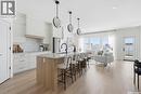 24 720 Brighton Boulevard, Saskatoon, SK  - Indoor Photo Showing Kitchen With Upgraded Kitchen 