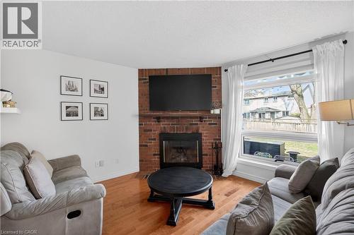 1151 Campbell Court, Burlington, ON - Indoor Photo Showing Living Room With Fireplace