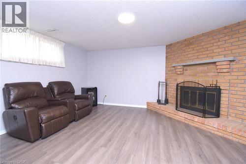 102 Elderwood Place, Brampton, ON - Indoor Photo Showing Living Room With Fireplace