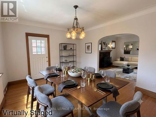Vitually Staged Dining Room - 444 Parkdale Avenue, Ottawa, ON 