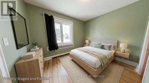 Virtually Staged  & Painted Primary Bedroom - 444 Parkdale Avenue, Ottawa, ON 
