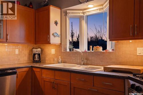 250 Bornstein Court, Saskatoon, SK - Indoor Photo Showing Kitchen With Double Sink