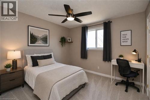 Digitally Staged - 72 Etherington Crescent, Binbrook, ON - Indoor Photo Showing Bedroom