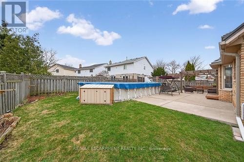 6 Regal Drive, Hamilton, ON - Outdoor With Above Ground Pool With Backyard