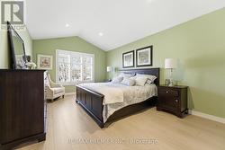 2nd fl bedroom w/cathedral ceiling - 