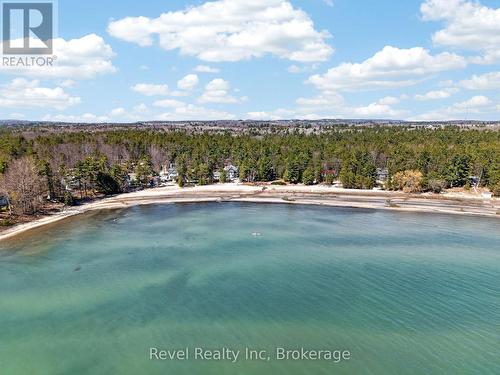 situated on sandy Cawaja Beach - 12 Walker Road, Tiny, ON - Outdoor With Body Of Water With View