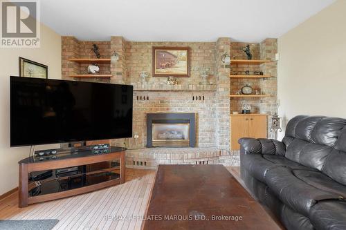 605 Kirkwood Street, Cornwall, ON - Indoor Photo Showing Living Room With Fireplace