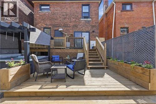 361 Cumberland Avenue, Hamilton, ON - Outdoor With Deck Patio Veranda With Exterior