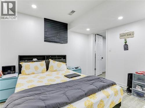 Room featuring recessed lighting, a white painted ceiling, and light-toned flooring - 154 Deerpath Drive, Guelph, ON - Indoor Photo Showing Bedroom