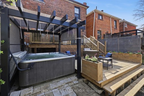 361 Cumberland Avenue, Hamilton, ON - Outdoor With Deck Patio Veranda With Exterior