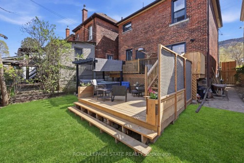 361 Cumberland Avenue, Hamilton, ON - Outdoor With Deck Patio Veranda With Exterior