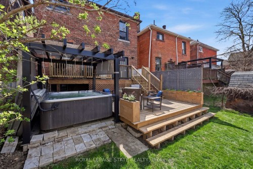 361 Cumberland Avenue, Hamilton, ON - Outdoor With Deck Patio Veranda With Exterior