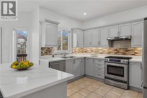 14 Hearthbridge Street, Kitchener, ON - Indoor Photo Showing Kitchen With Double Sink