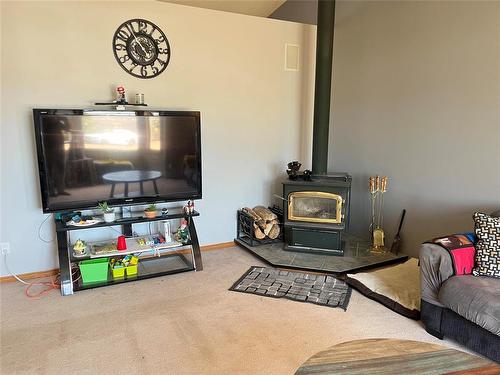 281 Sandy Road, Shilo, MB - Indoor With Fireplace