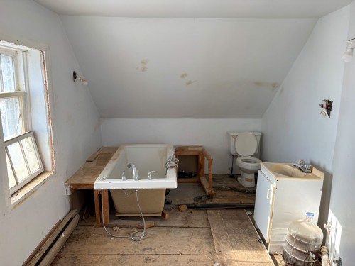 Salle de bains attenante à la CCP - 45 13E Rang O., Saint-Pie-De-Guire, QC - Indoor Photo Showing Office