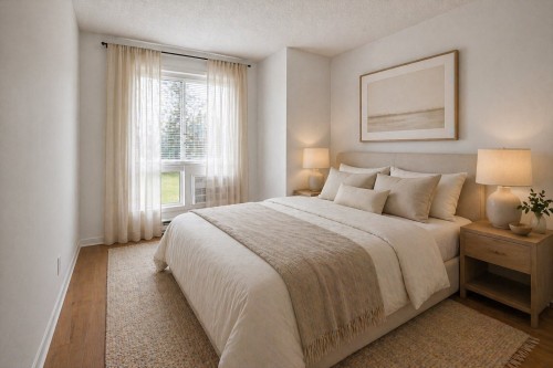 Chambre à coucher principale - 105-777 Rue De La Noue, Montréal (Verdun/Île-Des-Soeurs), QC - Indoor Photo Showing Bedroom