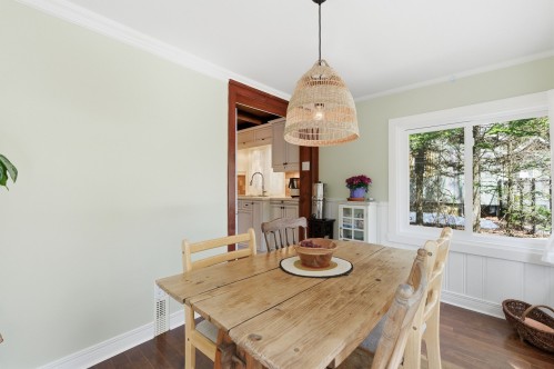 Salle à manger - 4395 Rue De La Capricieuse, Sainte-Adèle, QC - Indoor Photo Showing Dining Room