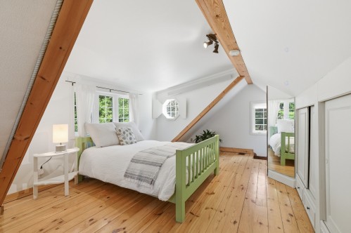 Chambre à coucher principale - 4395 Rue De La Capricieuse, Sainte-Adèle, QC - Indoor Photo Showing Bedroom