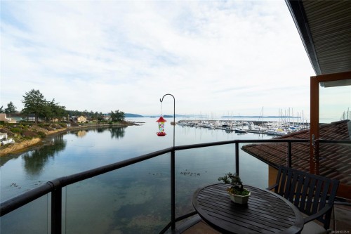 201-9949 Third St, Sidney, BC - Outdoor With Body Of Water With Balcony With View