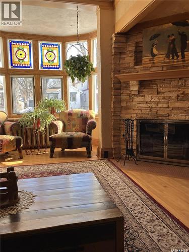 2834 Rae Street, Regina, SK - Indoor With Fireplace
