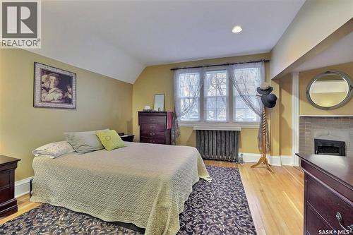 2834 Rae Street, Regina, SK - Indoor Photo Showing Bedroom With Fireplace