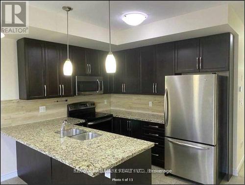 4141 Palermo Common, Burlington, ON - Indoor Photo Showing Kitchen With Stainless Steel Kitchen With Double Sink With Upgraded Kitchen