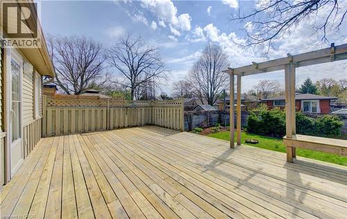 163 Binscarth Road, Kitchener, ON - Outdoor With Deck Patio Veranda