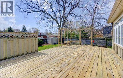 163 Binscarth Road, Kitchener, ON - Outdoor With Deck Patio Veranda